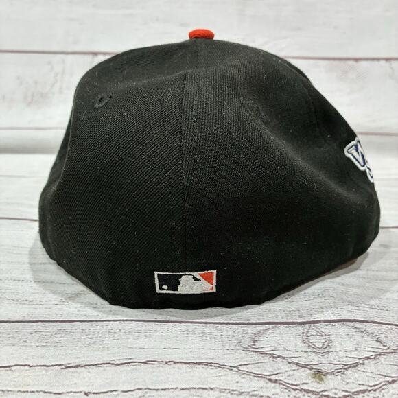 San Francisco Giants Hat Cap Fitted Mens 7 3/8 MLB Baseball World Series New Era - Picture 3 of 7